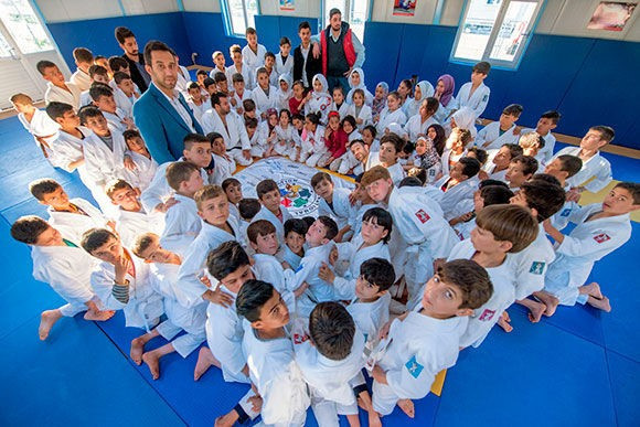 IJF runs a number of educational programmes for children such as Judo for Children and Judo in Schools ©IJF