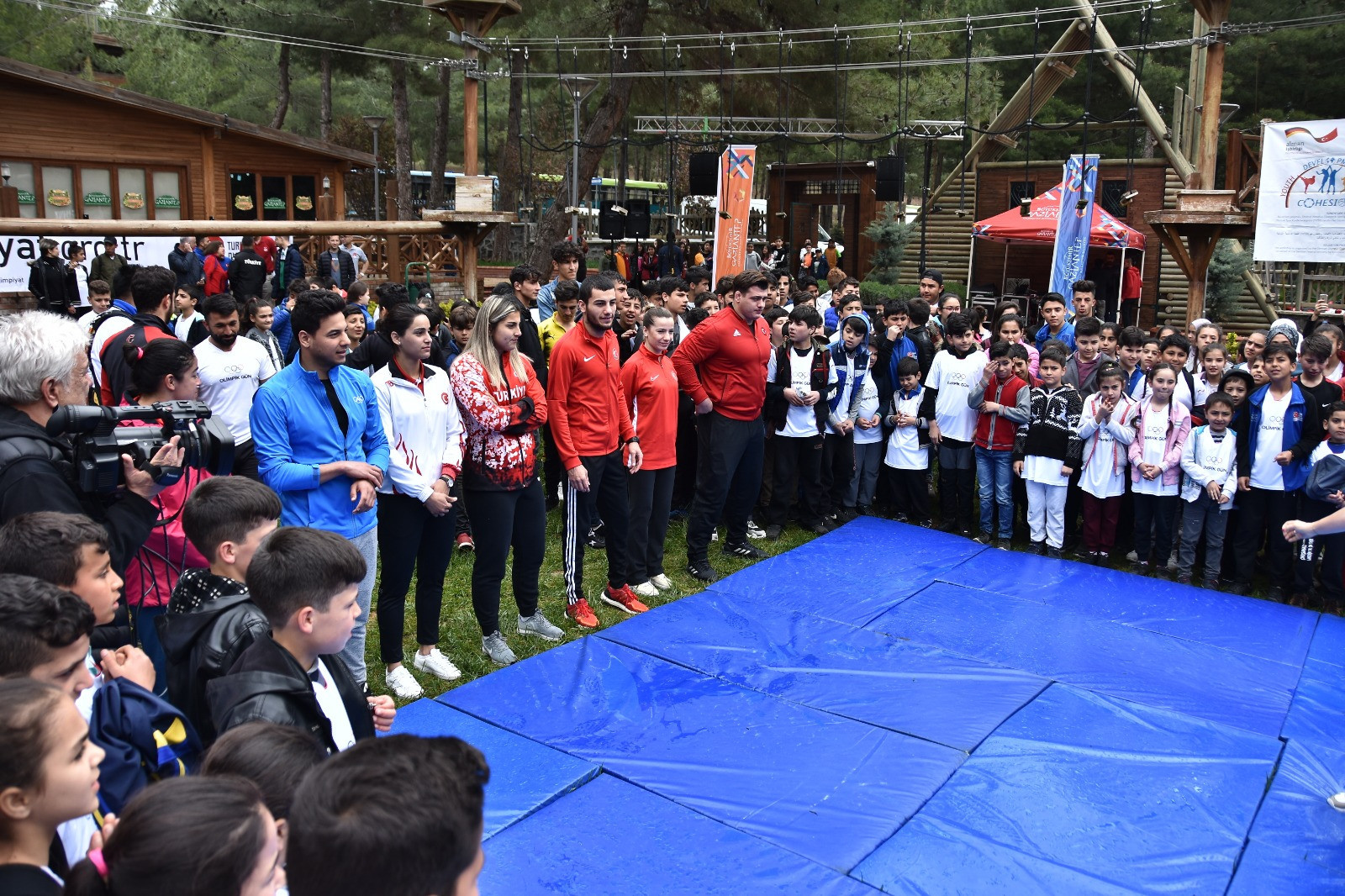 The Turkish Olympic Committee held an event for Olympic Day to inspire children ©TOC