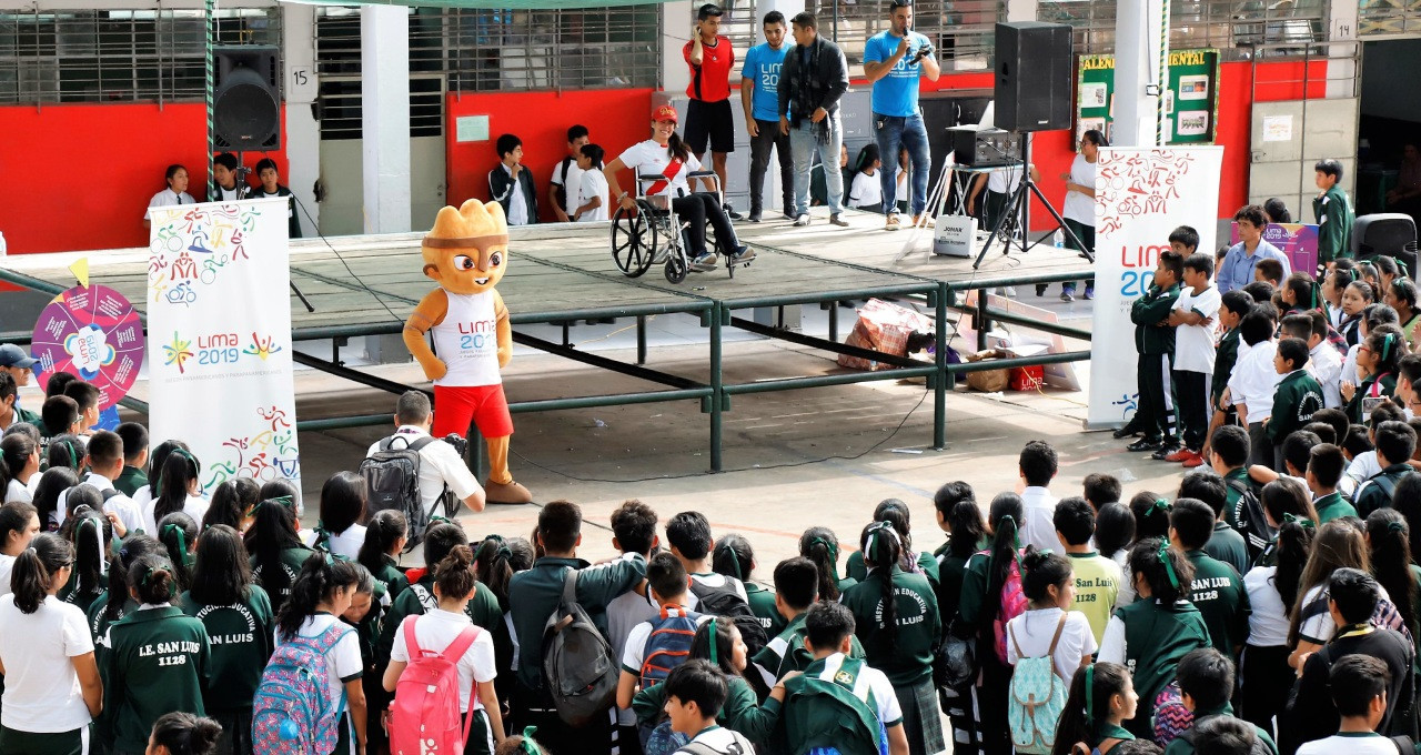 The Soy Lima 2019 campaign has been launched to promote sporting values among students ©Lima 2019