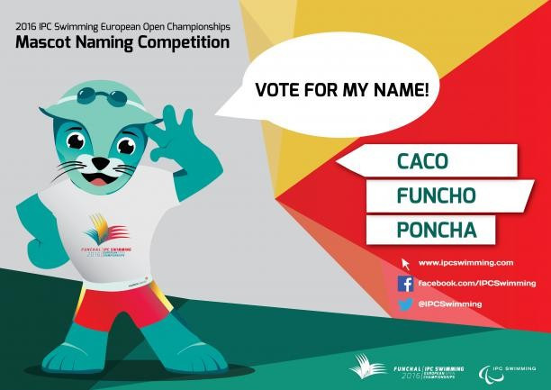 Vote launched to find name for 2016 IPC Swimming European Open Championships mascot