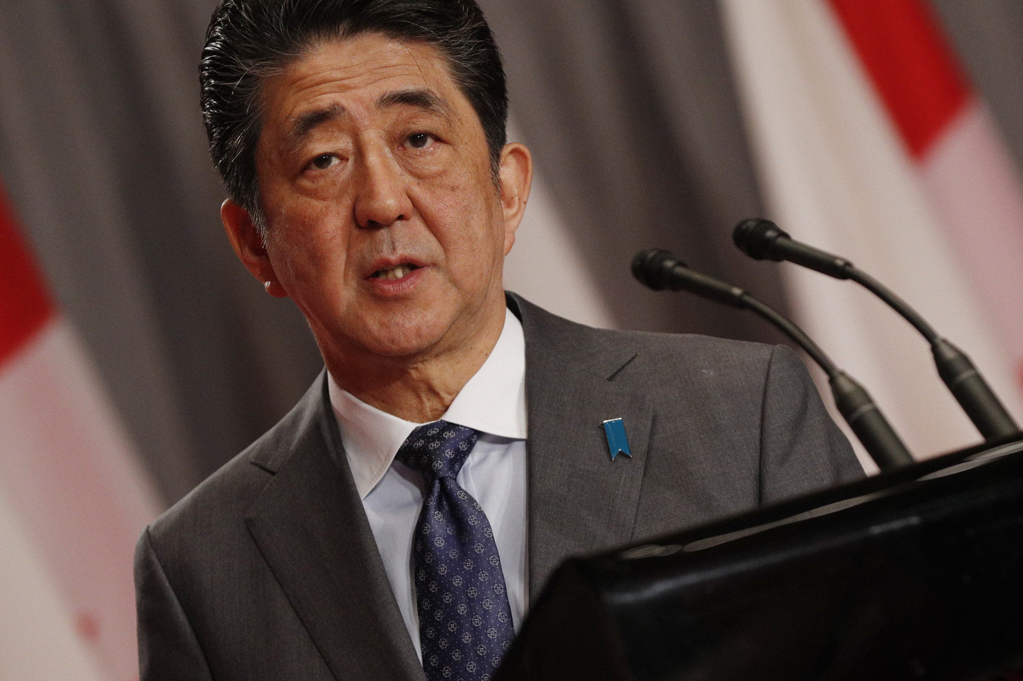 Prime Minister Shinzo Abe had a message for the new emperor ©Getty Images