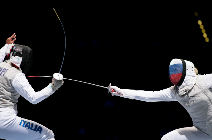 Italy's world champion Alice Volpi, left, and Russia's Rio 2016 champion Inna Deriglazova are seeded to meet in the final of the FIE women's foil World Cup starting in Germany tomorrow ©Getty Images