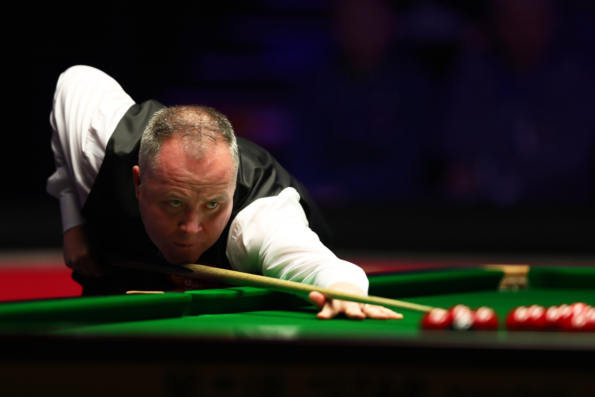 Four-time winner John Higgins is 5-3 behind against David Gilbert after the first session of their World Snooker Championship semi-final in Sheffield ©Getty Images
