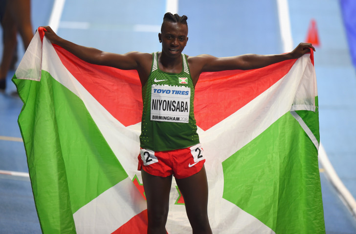 Burundi's Francine Niyonsaba, who has said she has the same broad physiological characteristics as her rival Caster Semenya, is also down to run tomorrow's 800m at the IAAF Diamond League in Doha, five days ahead of the date after which DSD athletes will be required to have moderated testosterone levels ©Getty Images
