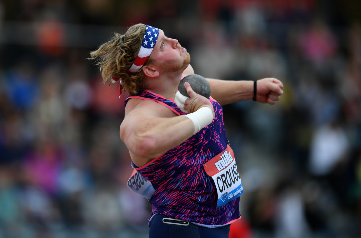 A huge season-opening effort of 22.74m by the United States' Rio 2016 shot put champion Ryan Crouser has put him in pole position ©Getty Images