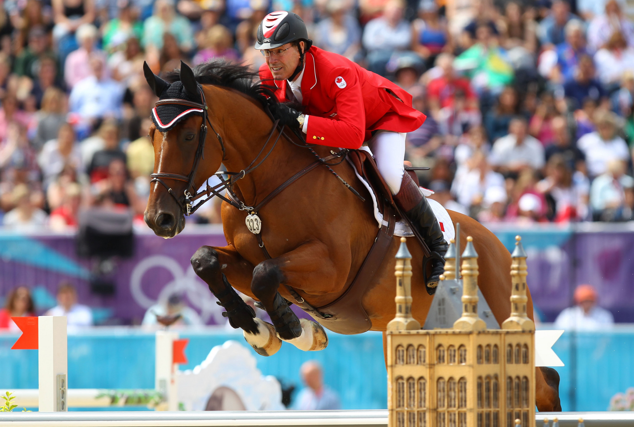Ian Millar made history after competing at the London 2012 Olympic Games, becoming the only athlete to participate in 10 ©Getty Images