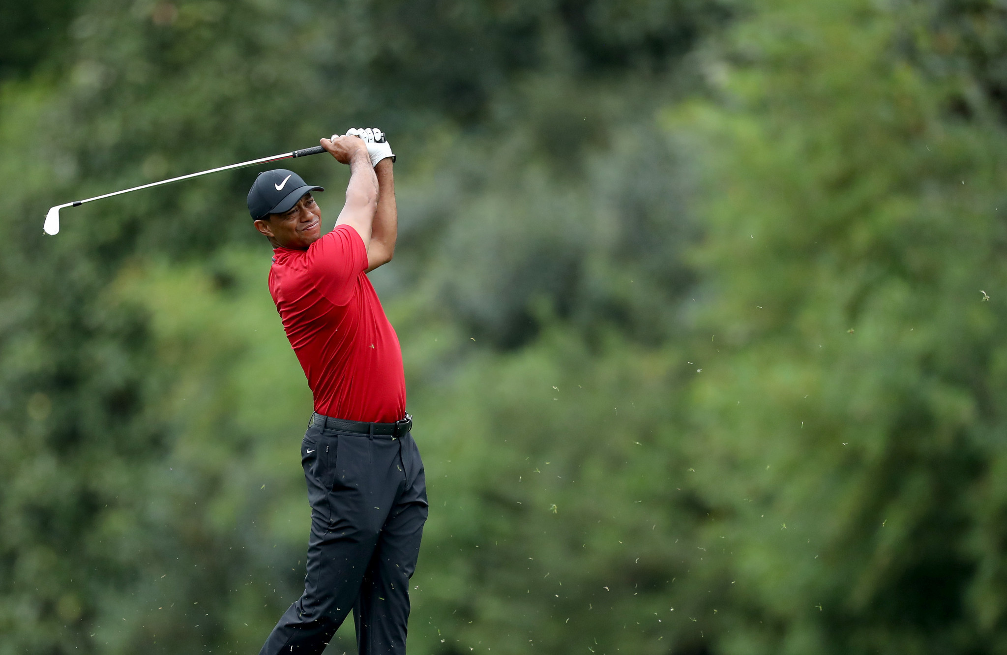 Tiger Woods of the United States has been shortlisted for Team USA's male athlete-of-the-month award ©Getty Images