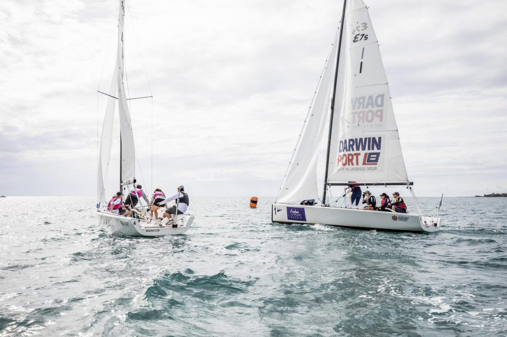  Home sailor Hodgson holds on to earn gold at Arafura Games in Darwin