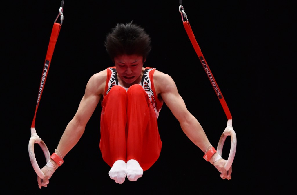 Japan's Kohei Uchmiura put in a superb performance to claim his sixth straight all-around gold