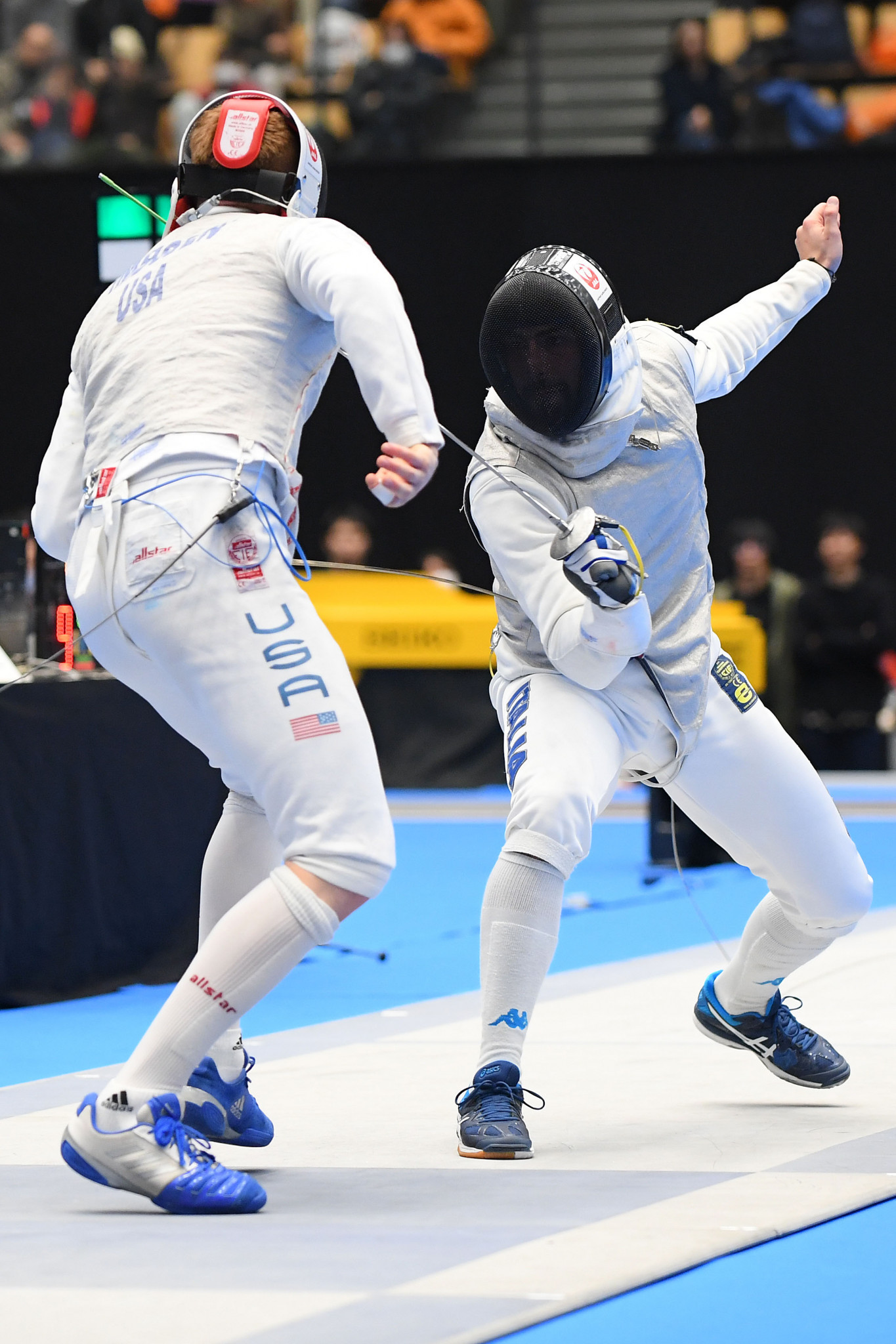 Italy's world champion Alessio Foconi will face qualifier Philip Shin of the United States as he gets into action at the FIE Men's Foil World Cup in Saint Petersburg tomorrow morning ©Getty Images