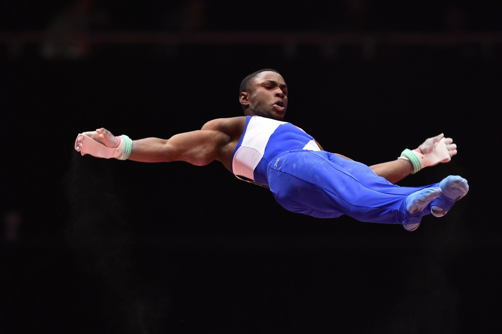 Manrique Larduet became the first Cuban all-around medallist as he earned silver