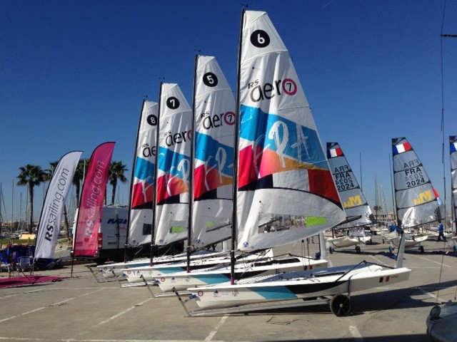The RS Aero won the Paris 2024 Olympic sailing equipment trials ©RSSailing