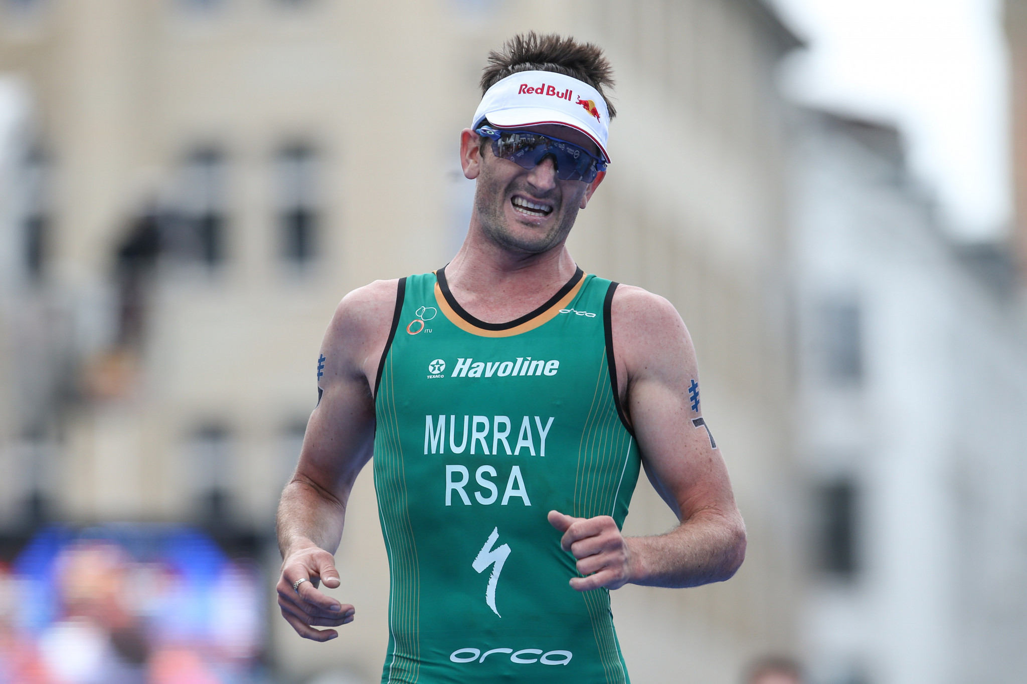 South Africa's Richard Murray is top-ranked for the ITU World Cup that starts in Madrid tomorrow ©Getty Images