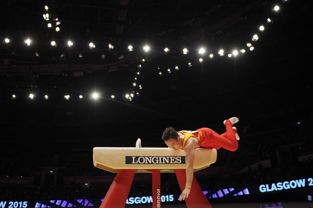 The pommel horse claimed its fair share of victims this evening ©Getty Images