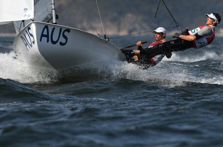 Australia's Olympic gold and silver medallists Matt Belcher and Will Ryan will be among guest crews competing at the 470 European Championships in Italy which open tomorrow ©Getty Images