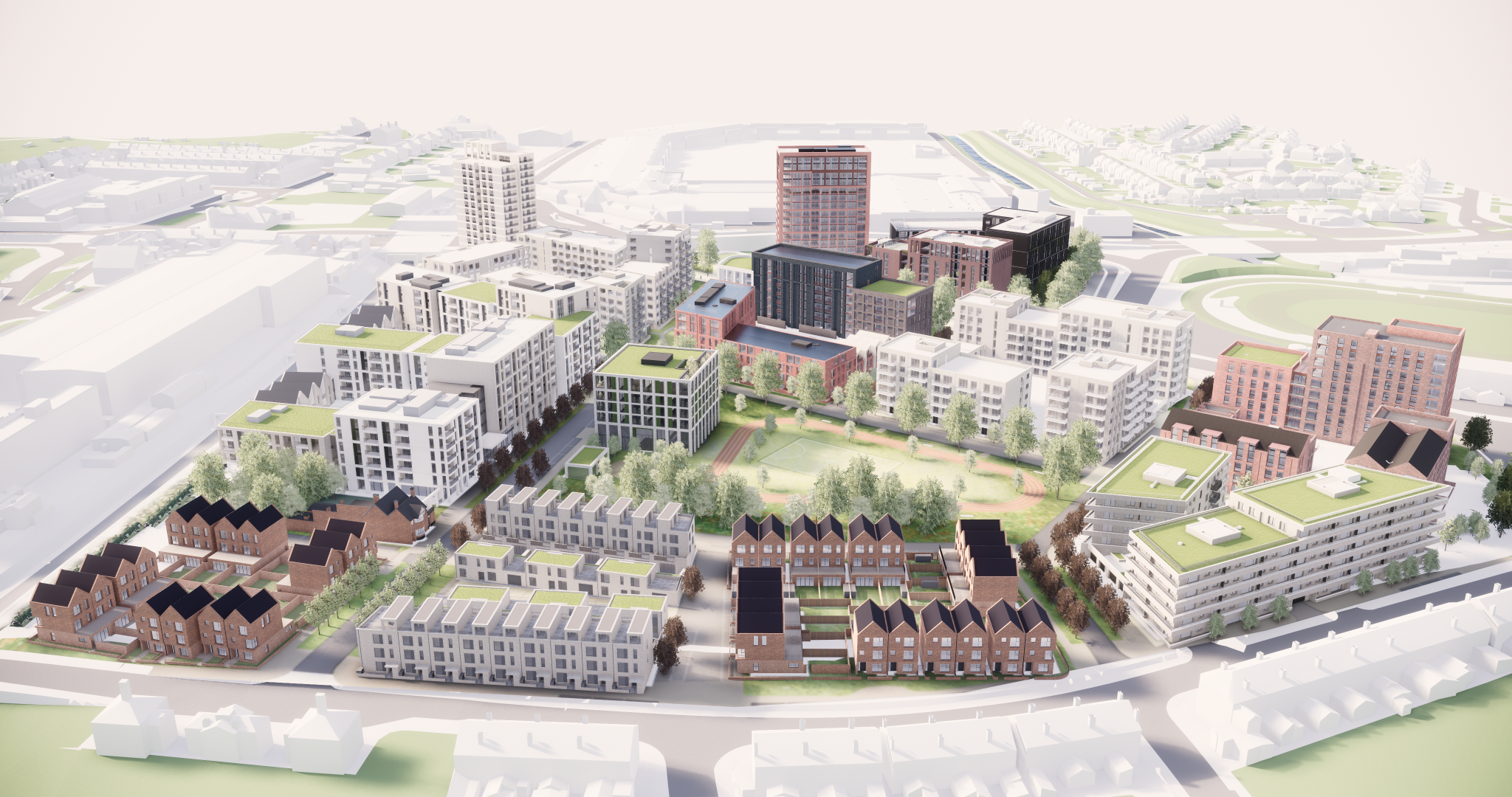 Construction is set to start on the Birmingham 2022 Commonwealth Games Village ©Birmingham 2022