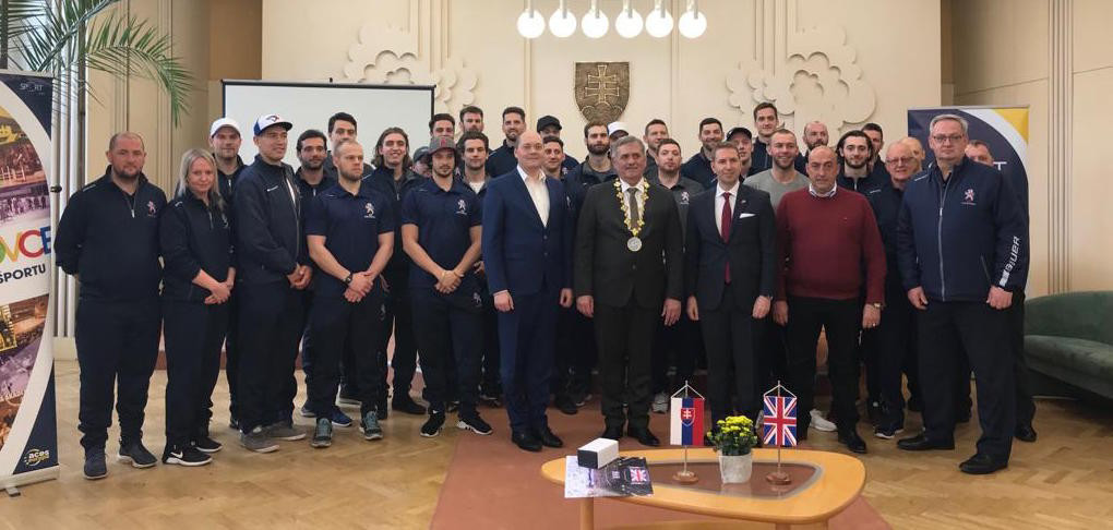 Great Britain’s men’s ice hockey team have sought to embed themselves in the local community in Michalovce ©Ice Hockey UK