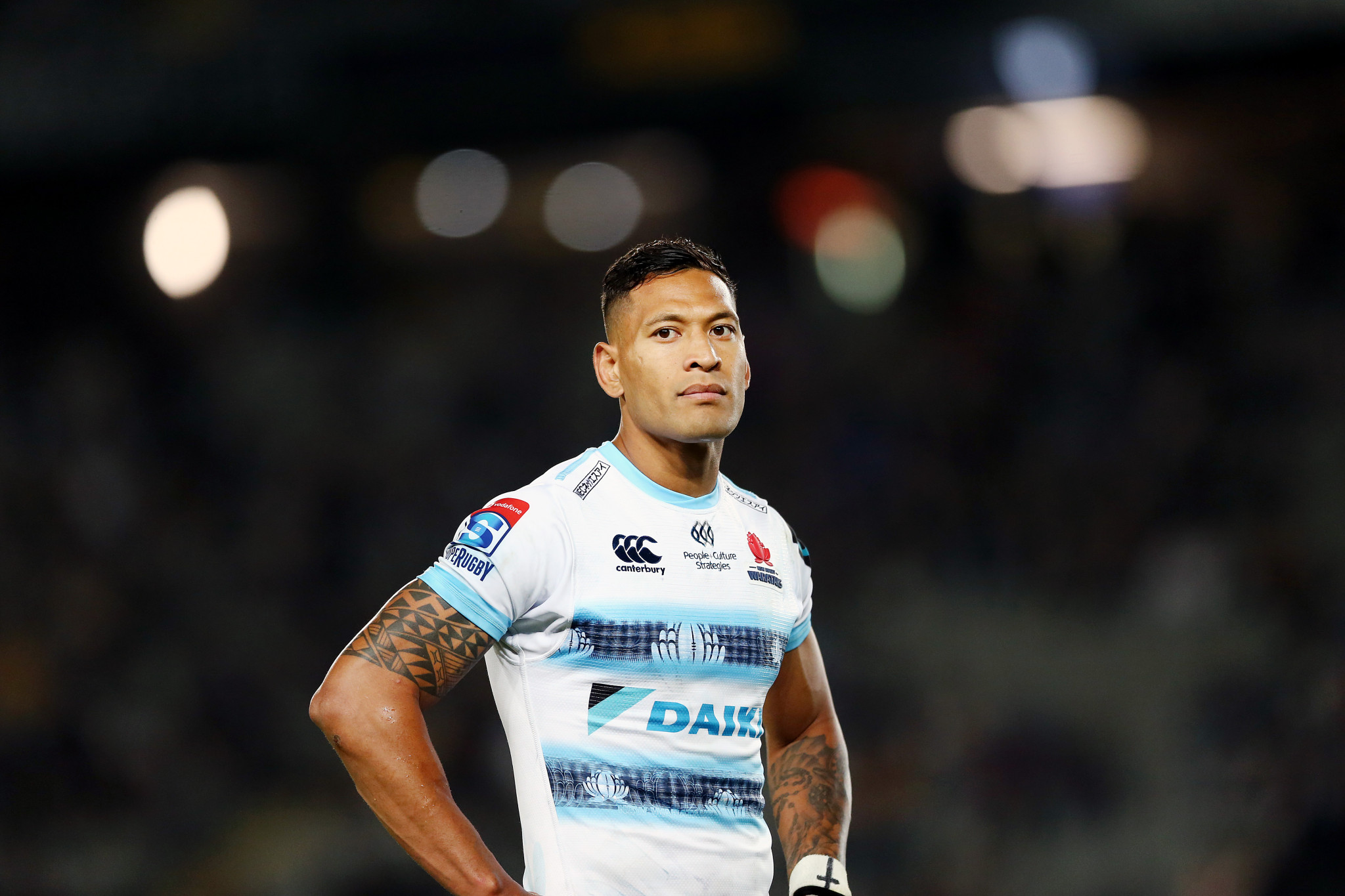 Australian Israel Folau has been found guilty of breaching Rugby Australia's code of conduct ©Getty Images