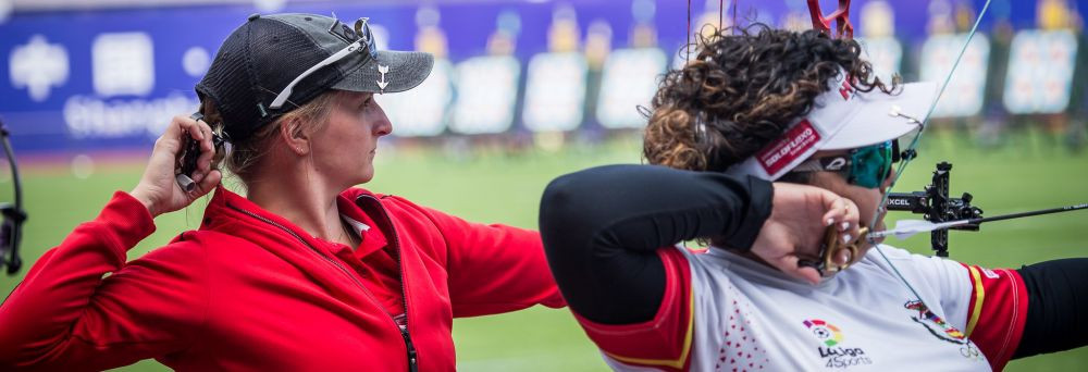 Denmark's Jensen posts personal best to top women's compound qualification standings at Archery World Cup