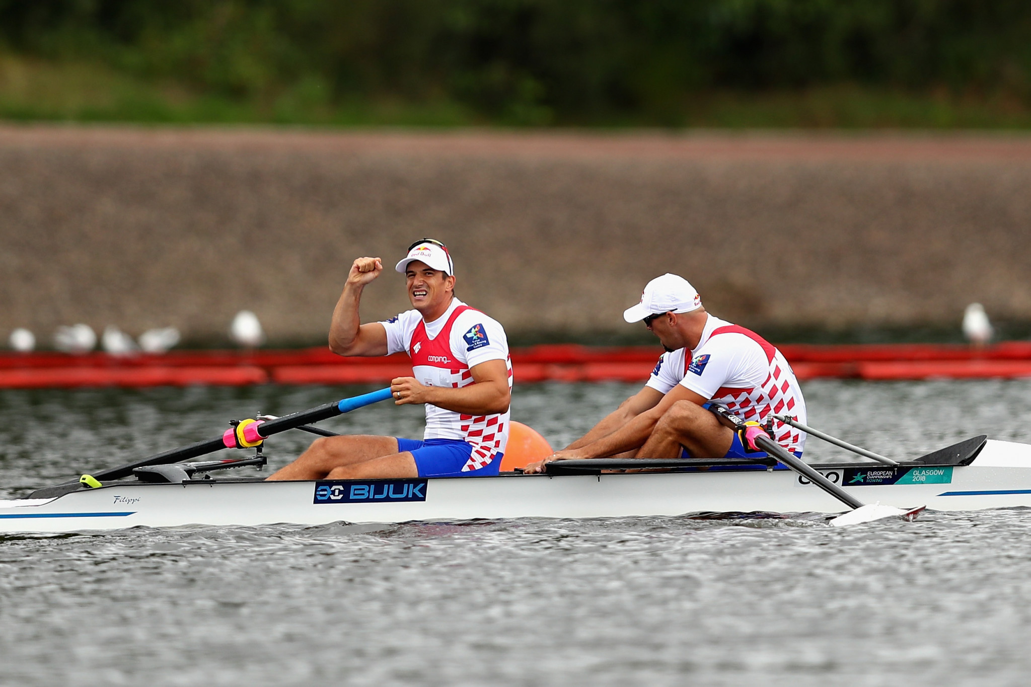 Croatiia's Sinković brothers will return this weekend to the course at Plovdiiv where they won the men's pair world title last year ©Getty Images