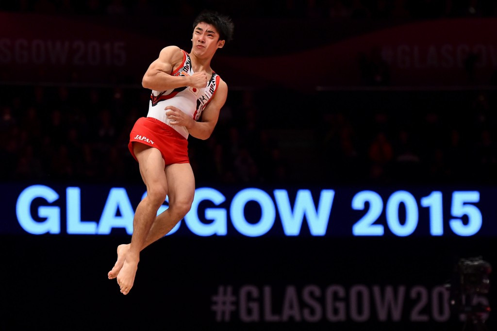 Japan's Kenzo Shirai produced another superb floor display to claim his second world title ©Getty Images