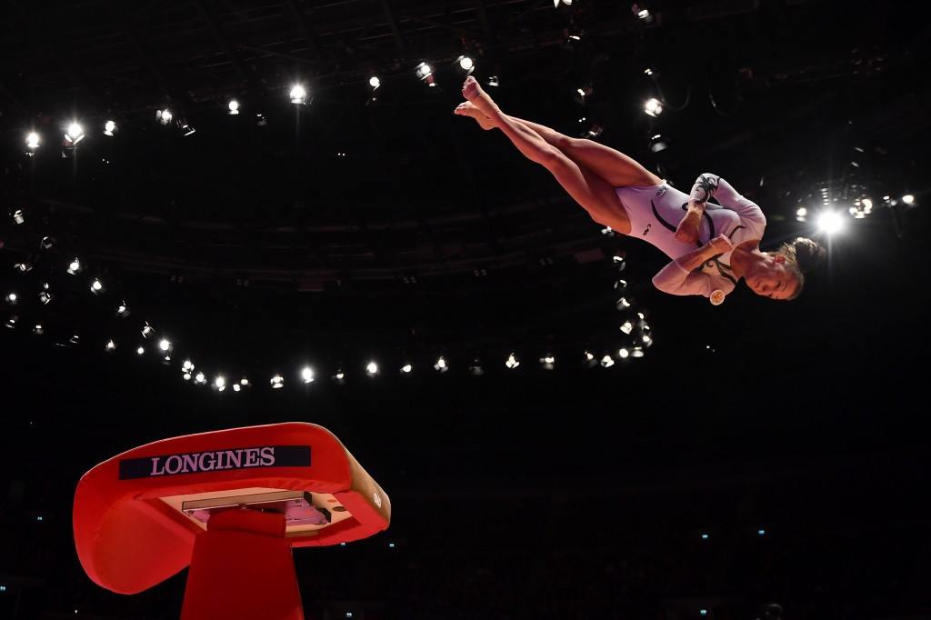 Russia's Maria Paseka won the women's vault title ©Getty Images