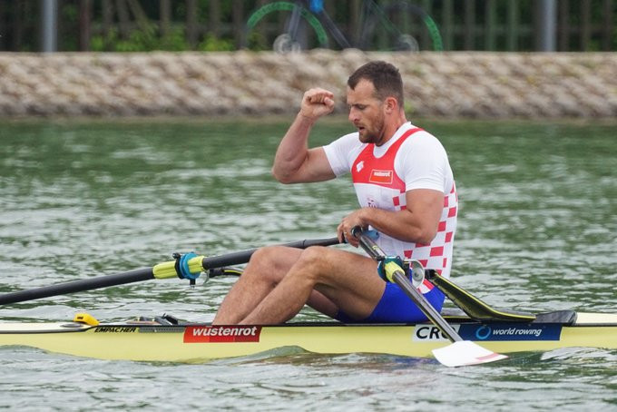 There was further success for Croatia as Olympic silver medallist Damir Martin triumphed in his men's single sculls heat ©World Rowing