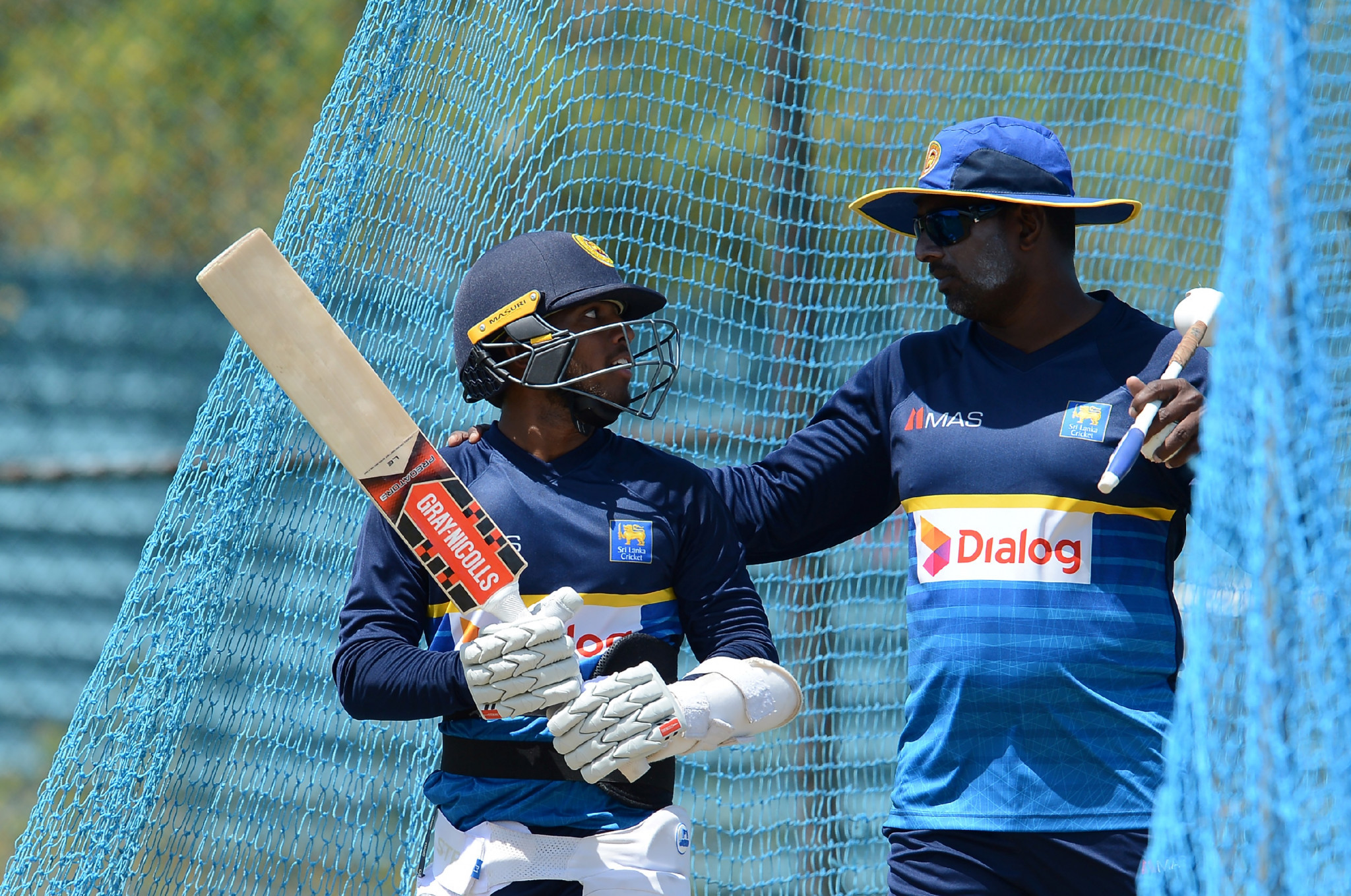 Avishka Gunawardene, right, has become the latest former Sri Lanka international to be charged with match-fixing ©Getty Images