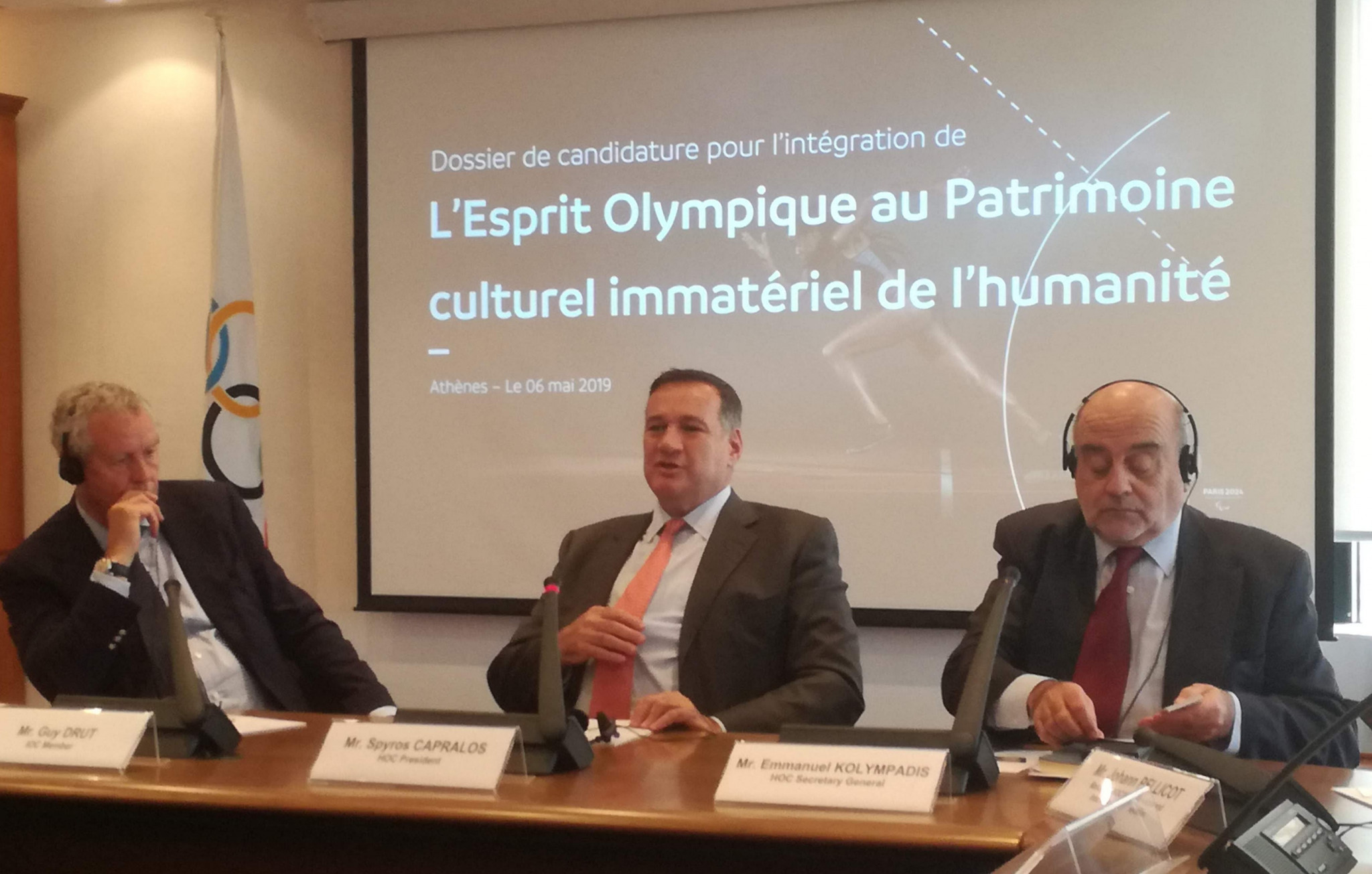 Hellenic Olympic Committee supports France in bid to include Olympic values on UNESCO World Heritage List