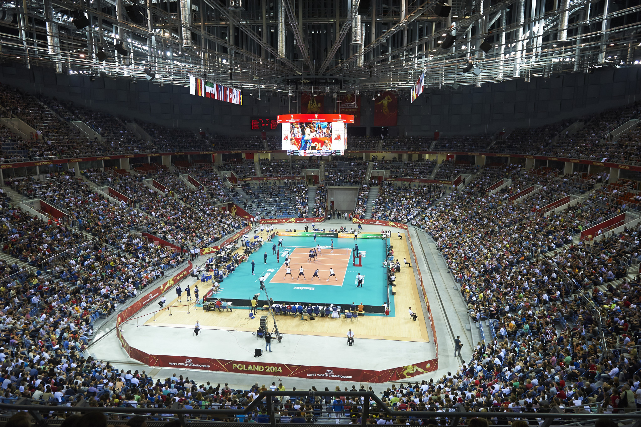 Kraków hosted the 2014 Men's Volleyball World Championship ©Getty Images
