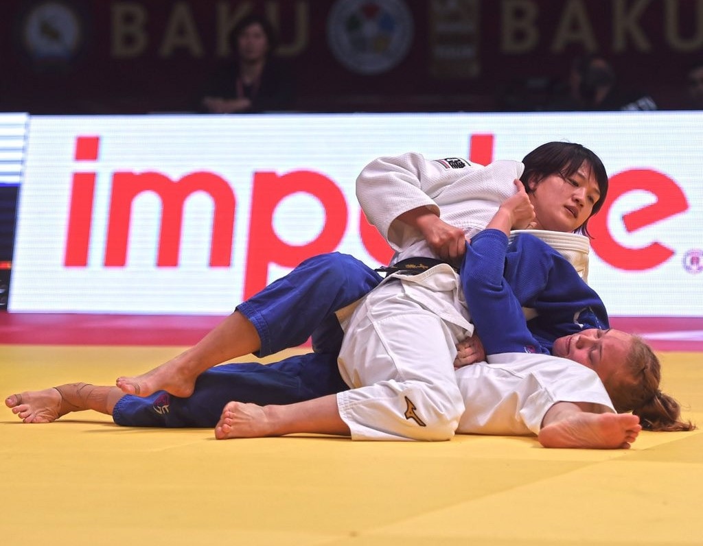 Japanese world champion Chizuru Arai won the women's -70kg at the IJF Baku Grand Slam ©IJF