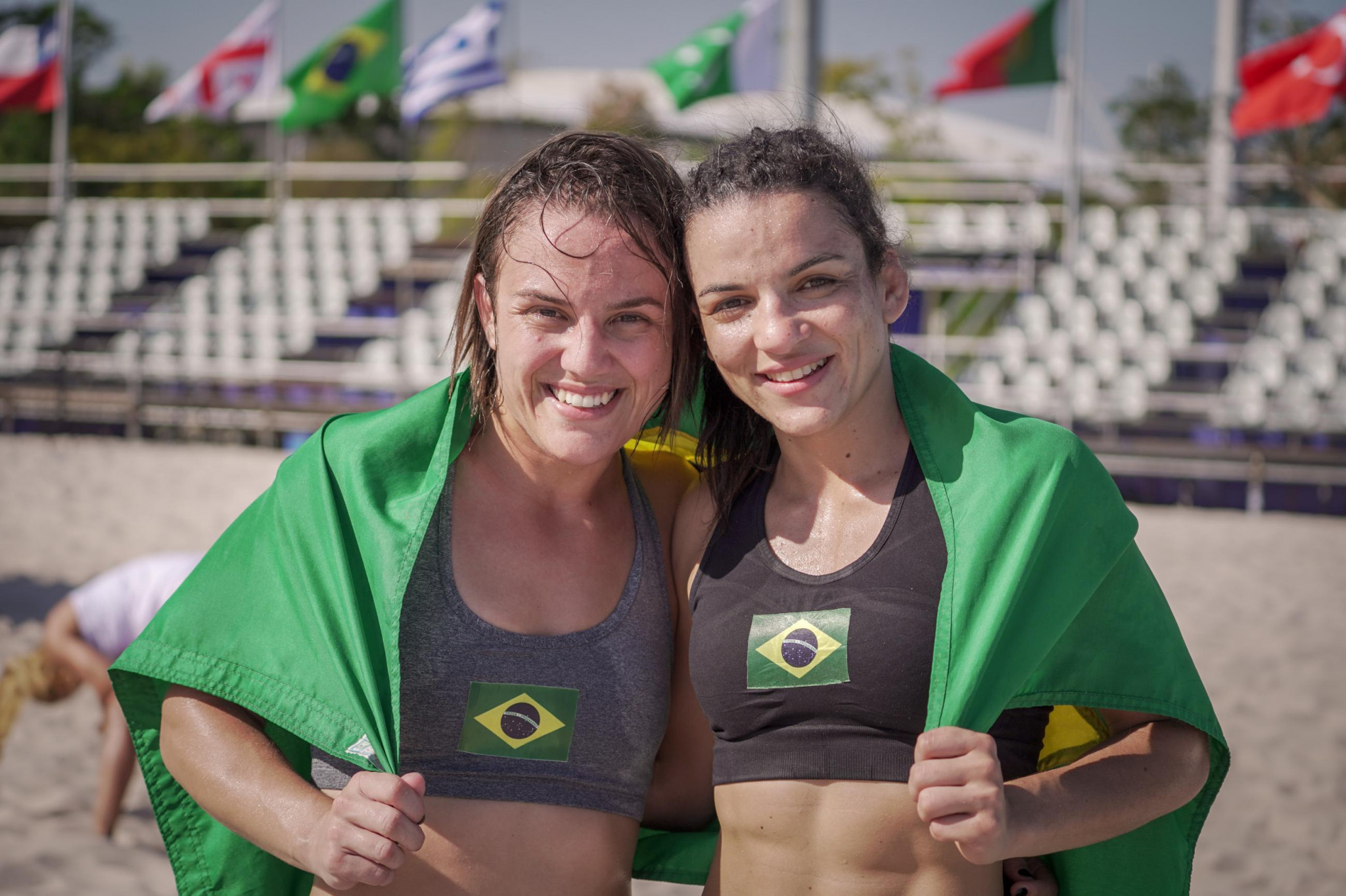 Hosts Brazil and Georgia earn clean sweeps at UWW Beach Wrestling World Series