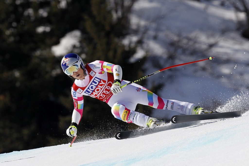 Vonn earned Olympic downhill gold at Vancouver 2010 but missed Sochi 2014 with a knee injury