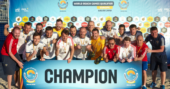 Russia edge past Spain to win ANOC World Beach Games European beach soccer qualifier