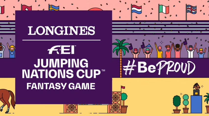 The FEI has announced the launch of a fantasy game for the Jumping Nations Cup ©FEI
