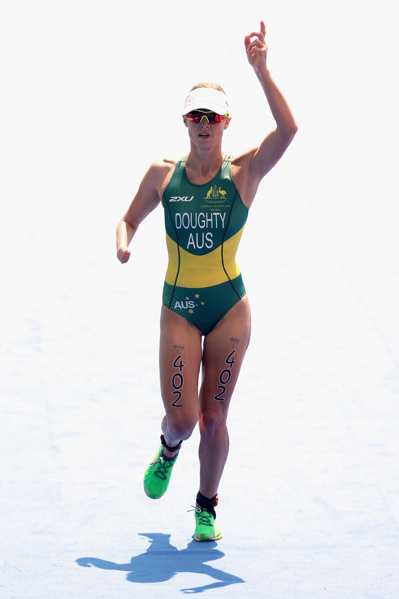 Australian triathlete Kate Doughty finished third with 23 per cent of the public votes ©Getty Images