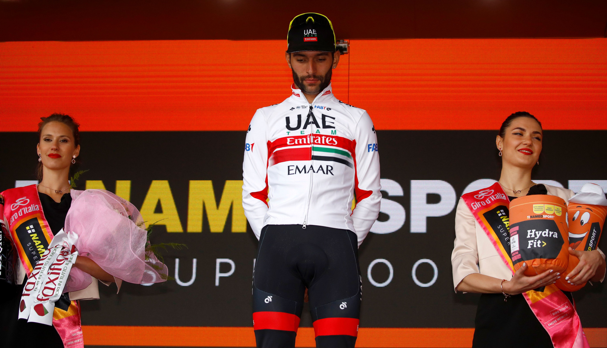 Colombia's Fernando Gaviria was awarded victory on stage three of the Giro d’Italia after home rider Elia Viviani was relegated by the jury ©Getty Images