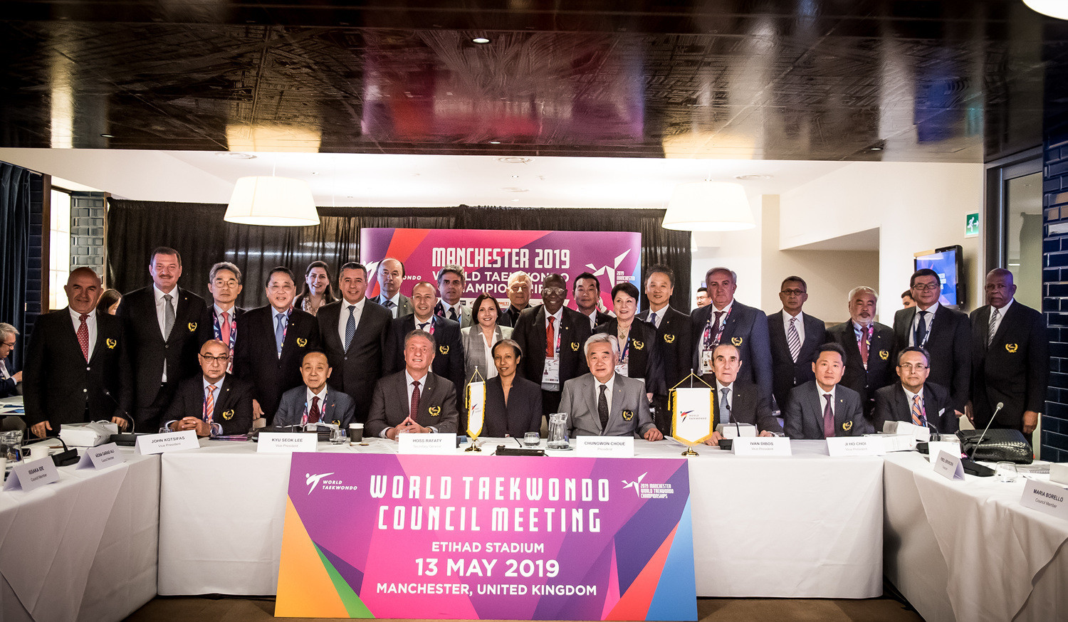 The World Taekwondo Council meeting was held in Manchester in the build-up to the 2019 World Championships ©World Taekwondo
