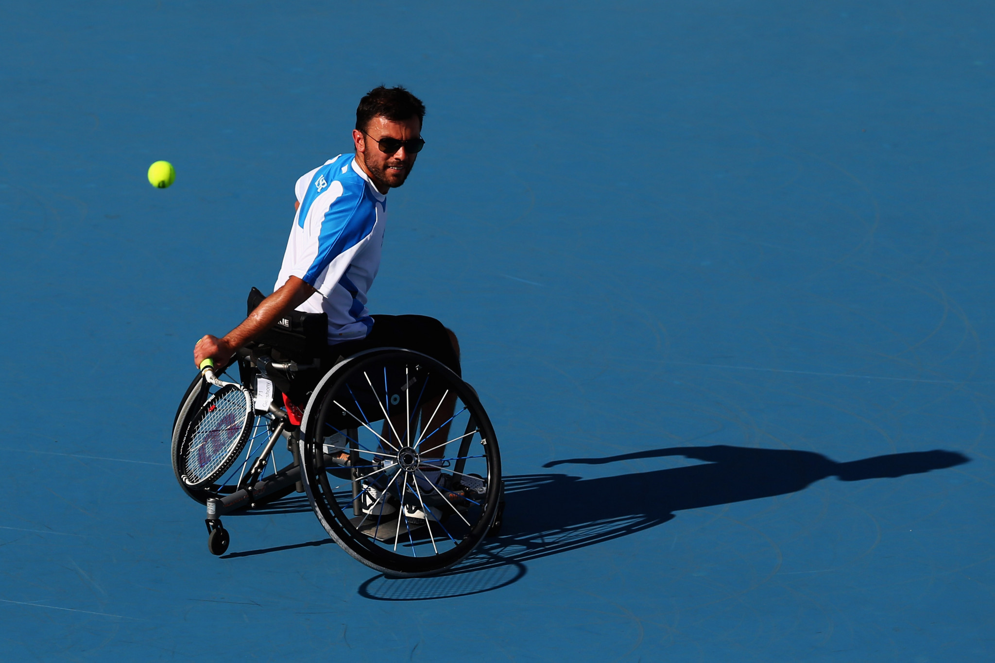 Noam Gershony helped hosts Israel to a 2-1 victory against the US in Group One of the quad event ©Getty Images