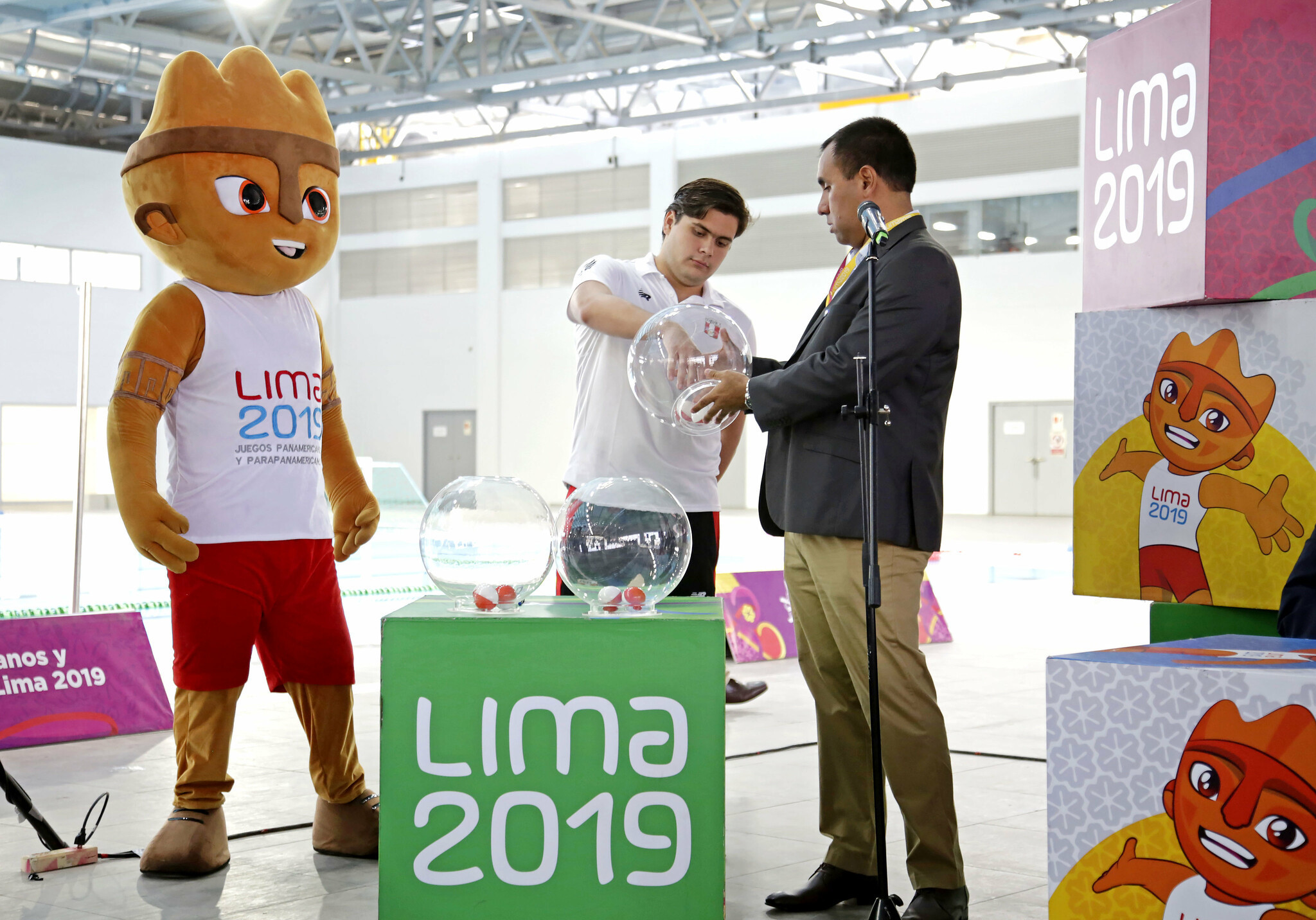 The draw for the water polo competition at the Lima 2019 Pan American Games was completed ©Lima 2019