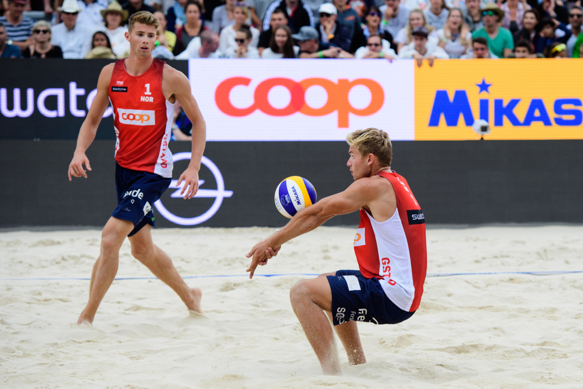 Norway’s Anders Mol and Christian Sørum top the men's world rankings ©FIVB