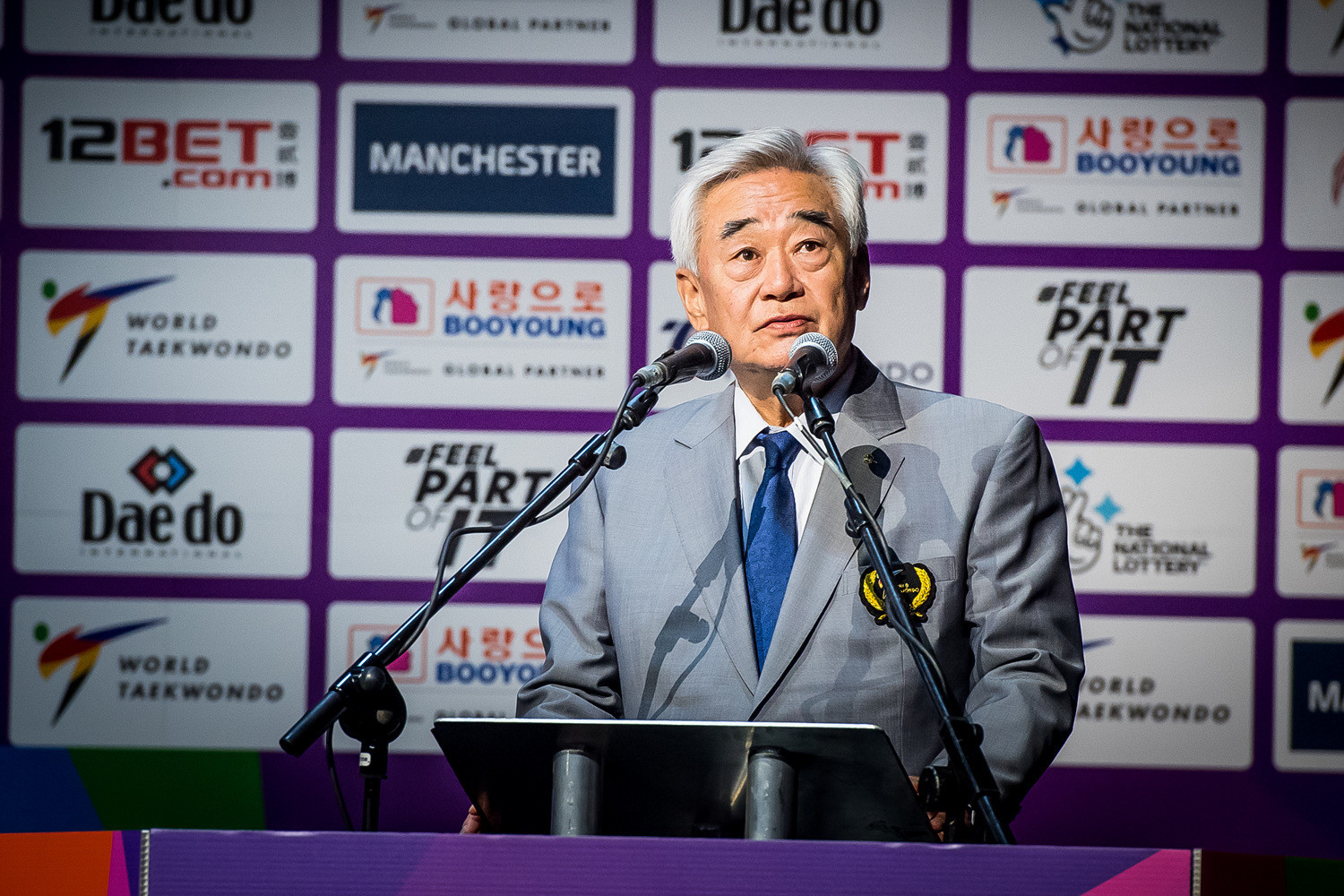 World Taekwondo President Choue Chung-won wished the competitors luck in his opening speech ©World Taekwondo