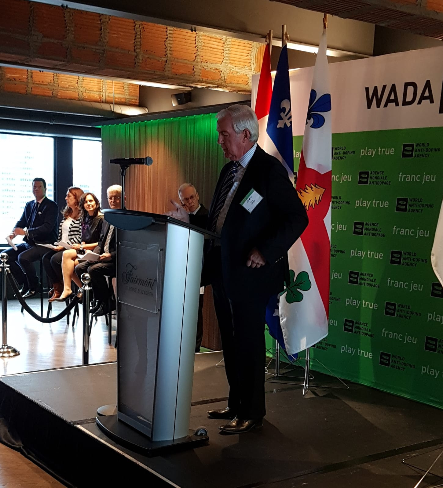 WADA celebrates extension of Montreal hosting agreement at Lennon hotel