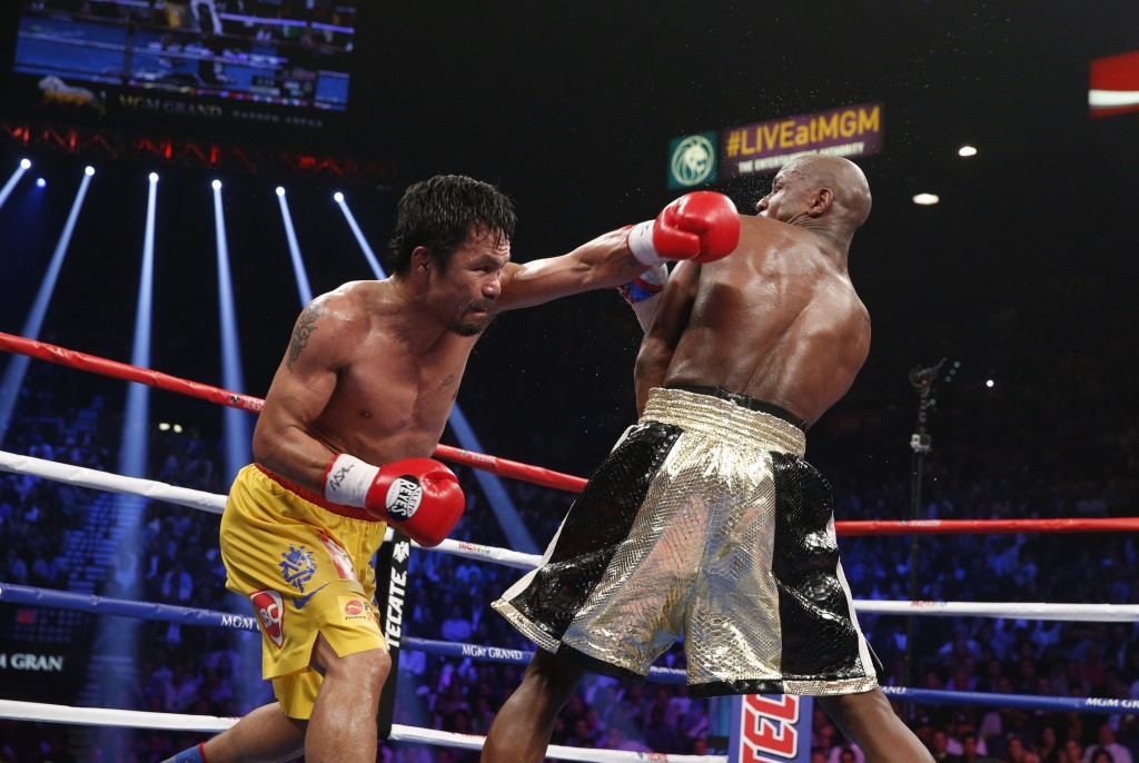 The defensive style of Floyd Mayweather proved too much for Manny Pacquiao in Las Vegas ©AFP/Getty Images