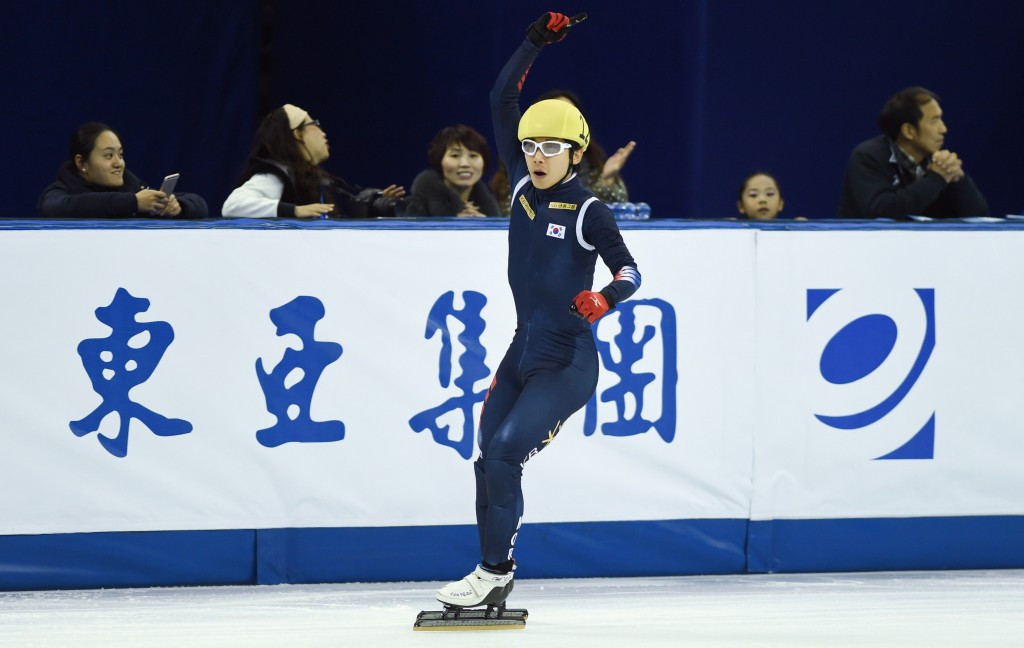 Kwak Yoon-gy made it a hat-trick of wins for South Korea by reigning supreme in the men's 1500m race