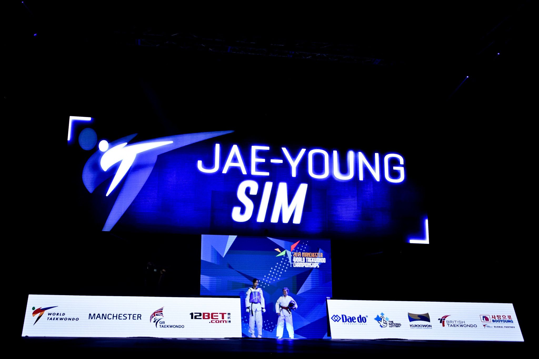 Sim Jae-young started a South Korean clean sweep, winning a second successive women's under-46kg world title ©World Taekwondo