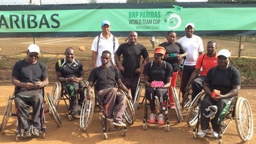 Karanja captained both Kenya's men's and women's teams at the BNP Paribas World Team Cup African Qualification in the past year ©ITF