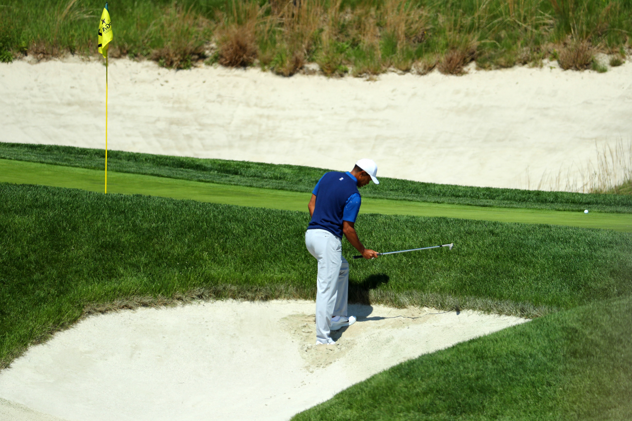 Tiger Woods endured a difficult opening day ©Getty Images