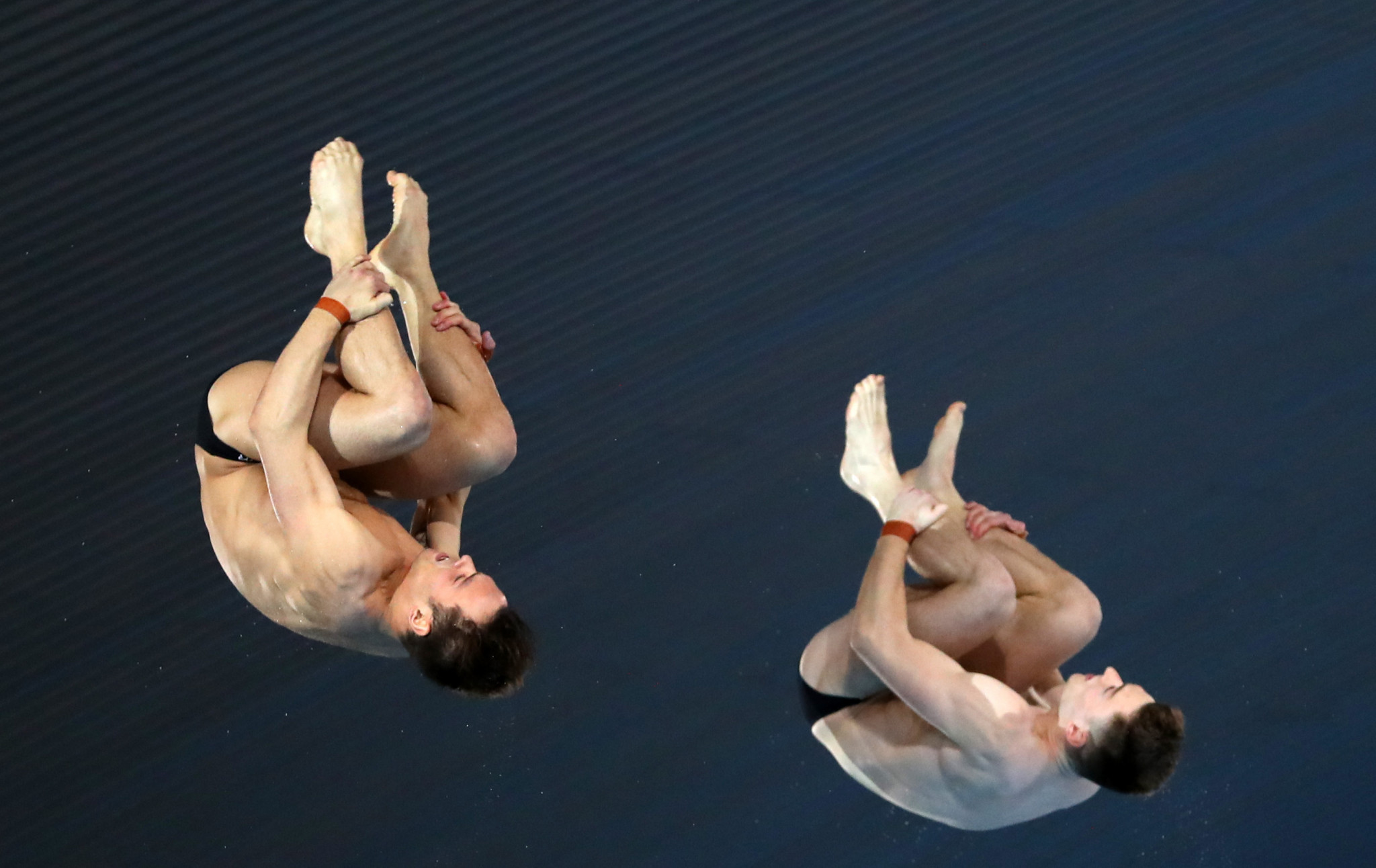 Tom Daley and Matthew Lee earned gold for the host nation ©Getty Images