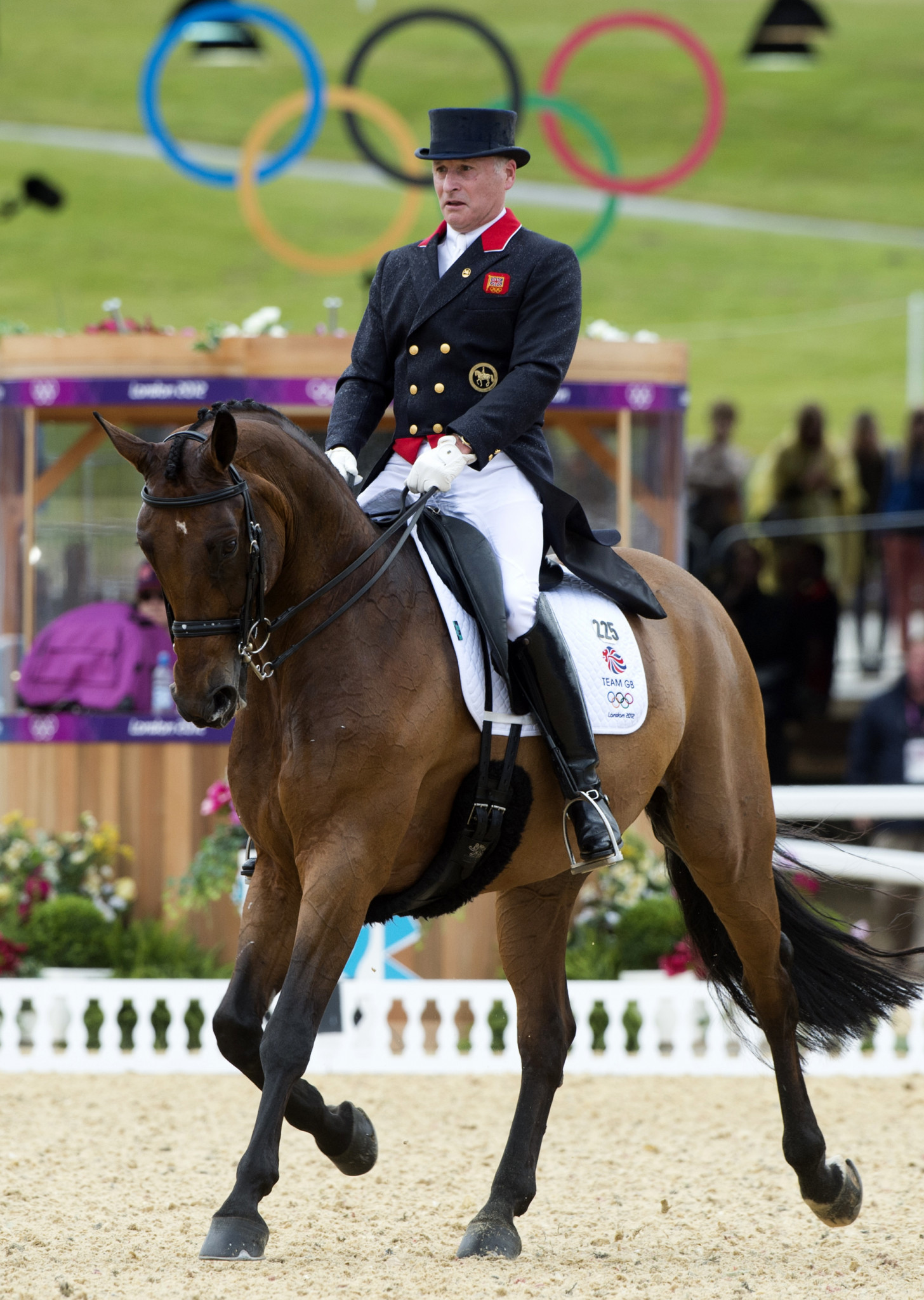 Britain's 64-year-old triple Olympian Richard Davison is among those due to compete this weekend at the FEI Dressage Nations Cup in Compiègne, France ©Getty Images